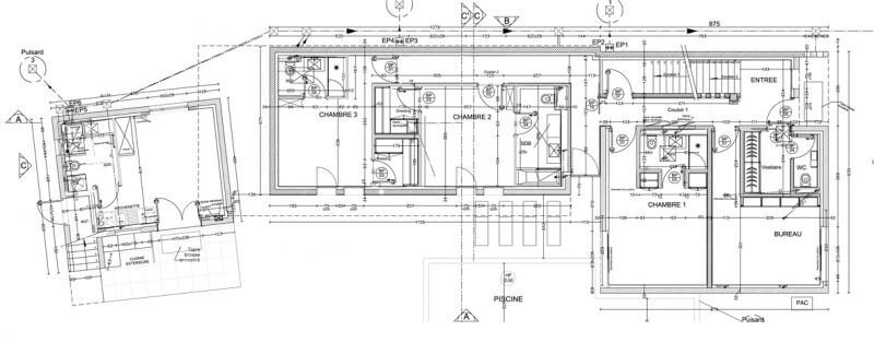 Plan Rez de Chaussé  - Saint Maur (94)